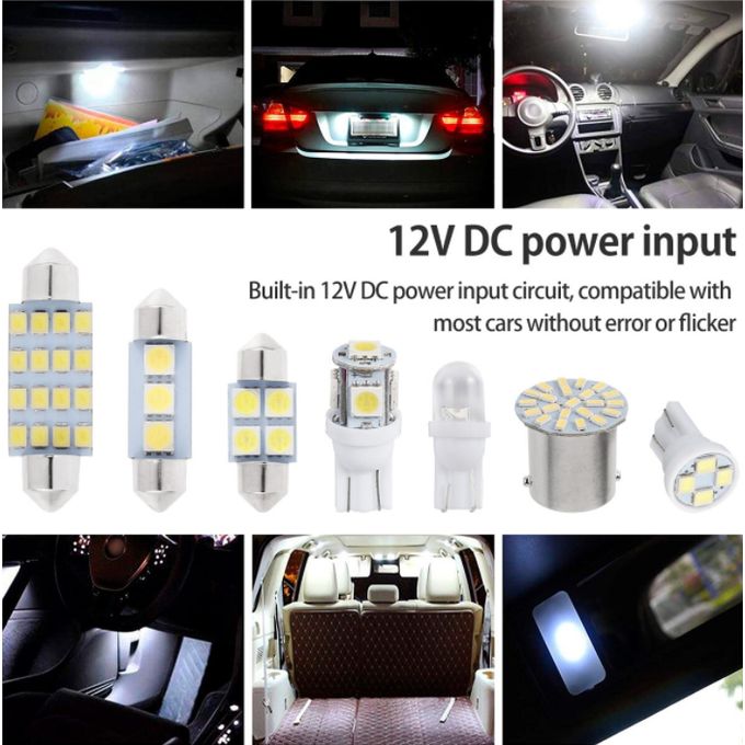 Ampoule Led Voiture Lampe Ampoule Auto Led Ampoule Intérieur Carte Lumières  Ampoule 20pcs 31mm Voiture Super Lumineux 12smd 1210 Auto Led Dôme Intérieur  Carte Lumières Ampoule 