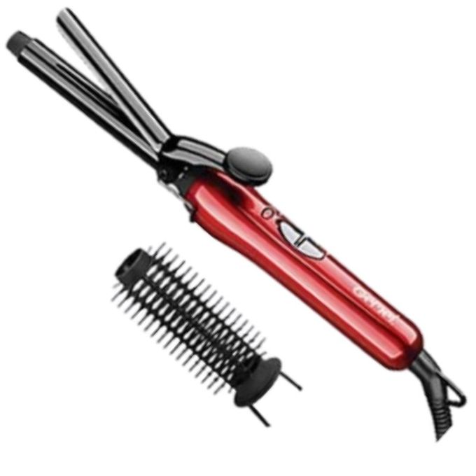 product_image_name-Fashion-Fer à Boucler/ Friser GEEMEI Professional CURLING IRON GM-2906- Rouge-1