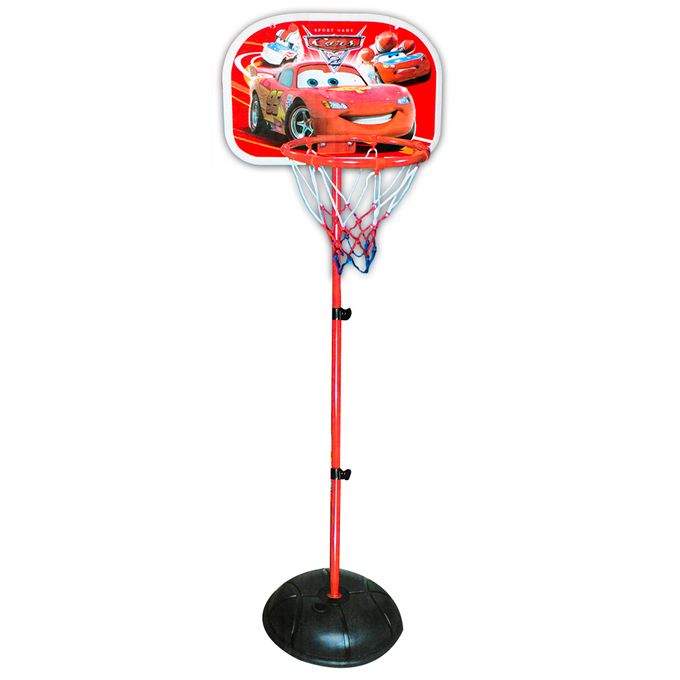 product_image_name-Play Set-Panier De Basket Enfant Extensible De 90 À 120cm - Cars - Rouge - CADEAU De NOEL-1