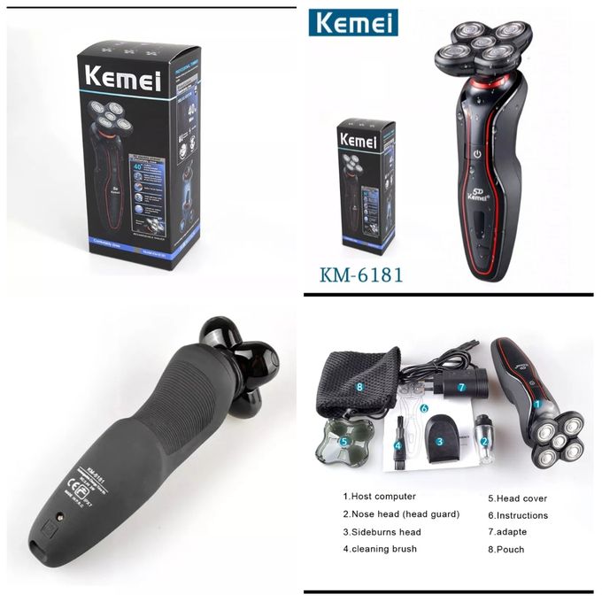 product_image_name-Kemei-Tondeuse Electrique Rechargeable  KM-6181-1