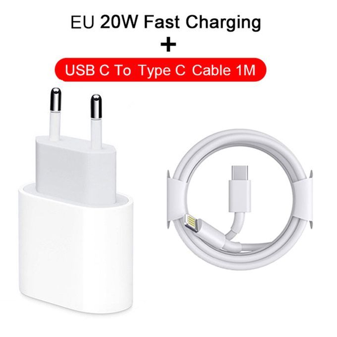 Chargeur pour Apple 20W (Générique) chargeur rapide pour iPhone 7, 8, X ,  12 ,11 Pro Max, XS , XR meilleur prix au Cameroun - Bon Comptoir