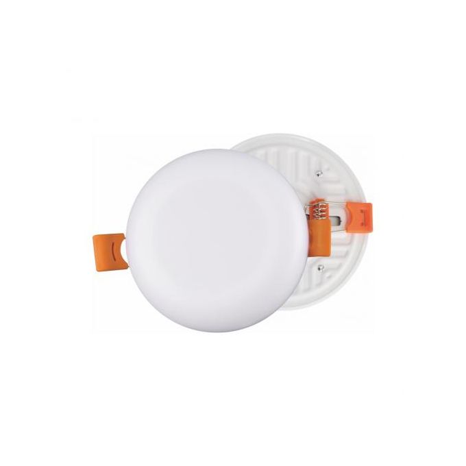 Spot LED Ø 77mm SELENE INOX 10-30V blanc chaud - interrupteur