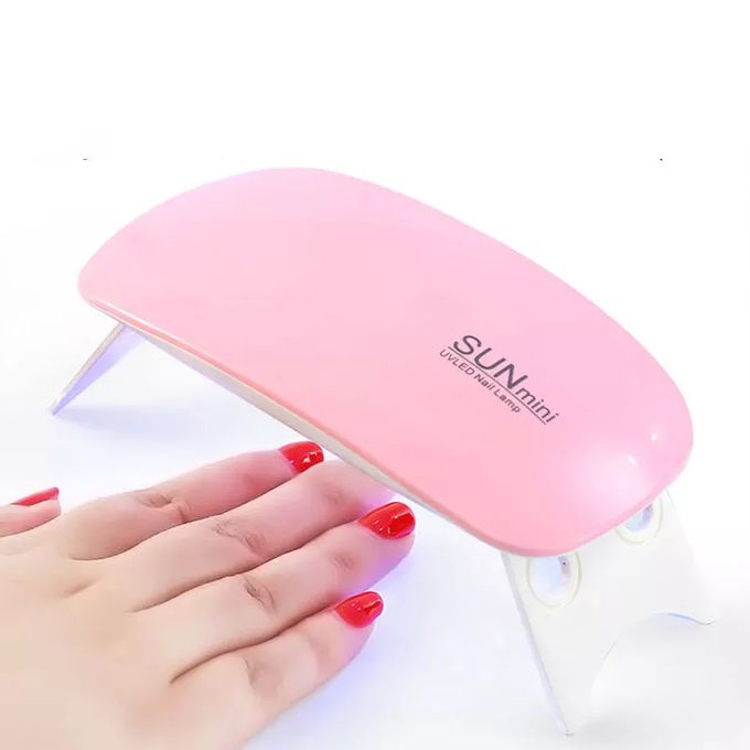 Mini lampe de sechage de colle de vernis a ongles, lampe de luminotherapie  LED, lampe d'amelioration des ongles, lampe UV portable, mini souris  pliante, interface USB