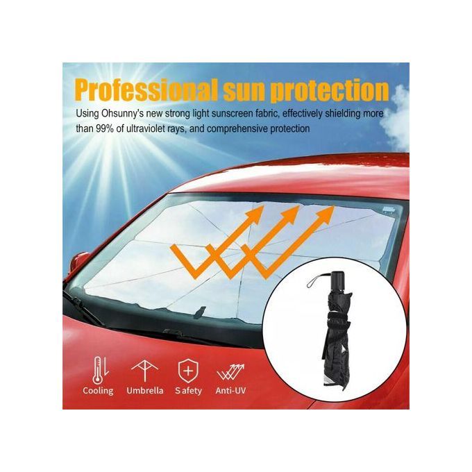 Pliable pare-soleil protecteur pour voiture, Parasol fenêtre avant, pare- soleil Anti-UV, isolation thermique, couvre pare-brise, accessoires de  Protection