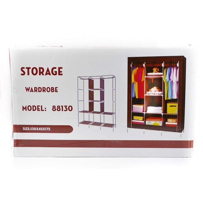 Armoire de Rangement Tissu Storage Wardrobe Modèle 88130 Penderie Modulable
