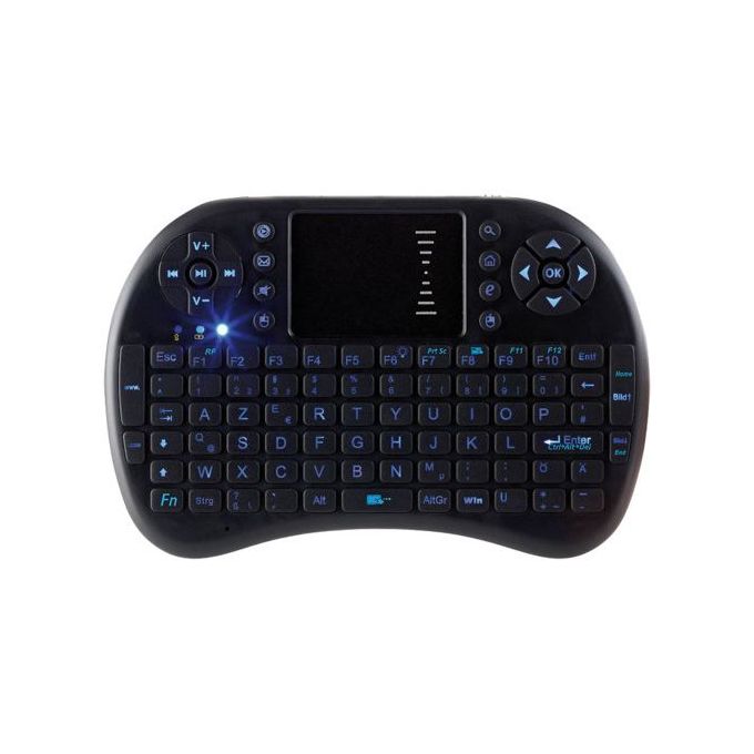 Wireless Mini Clavier Multimédia Sans Fil Rétroéclairé MFT-245