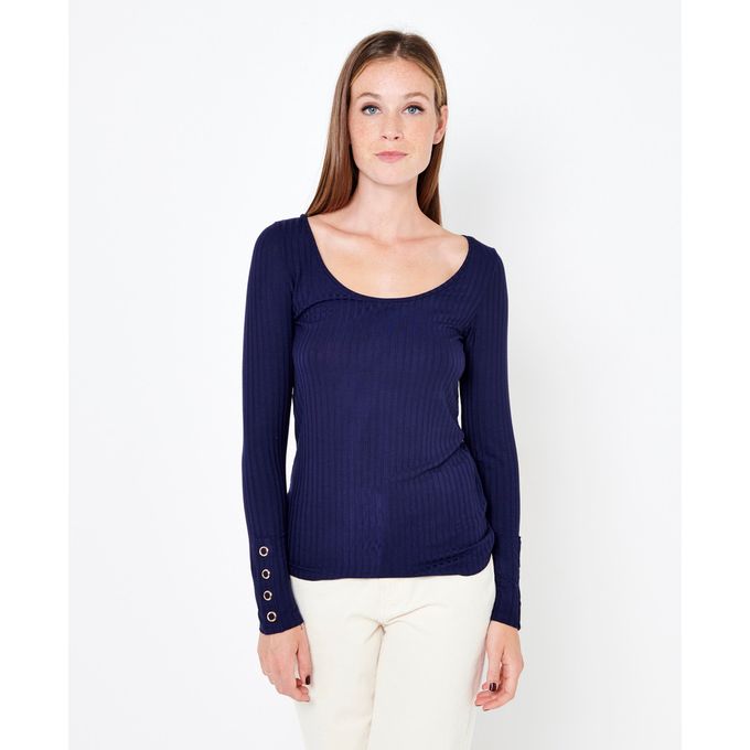 tee shirt manche longue femme camaieu