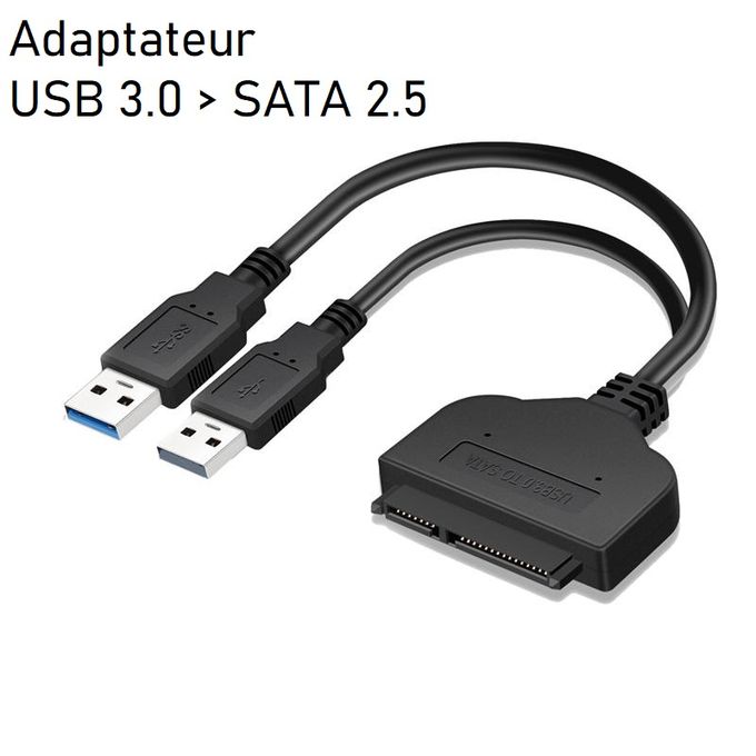 Generic Adaptateur USB 3.0 SATA Pour Disque Dur & SSD SATA 2.5