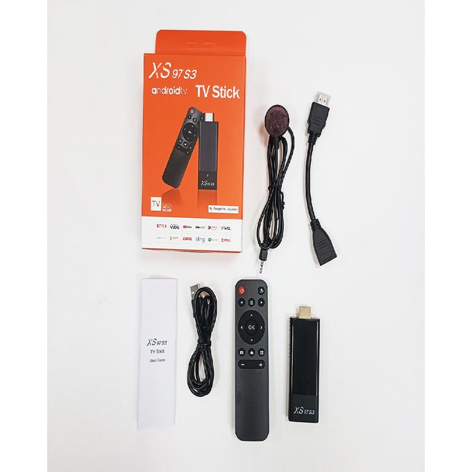 X99 Cle Android Tv Stick Télécommande 4K * 2K 60Fps