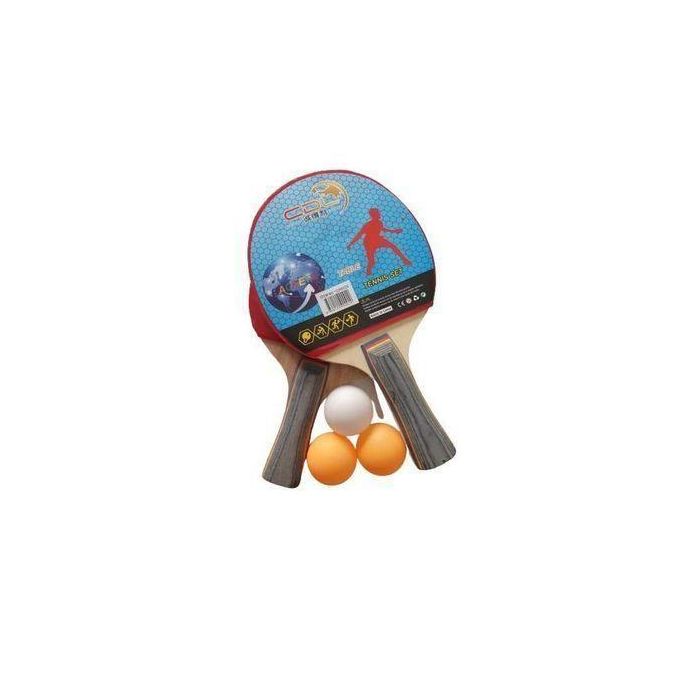Ensemble Tennis De Table Enfant - 2 Raquettes Et 3 Balles, Eazyonlineshop