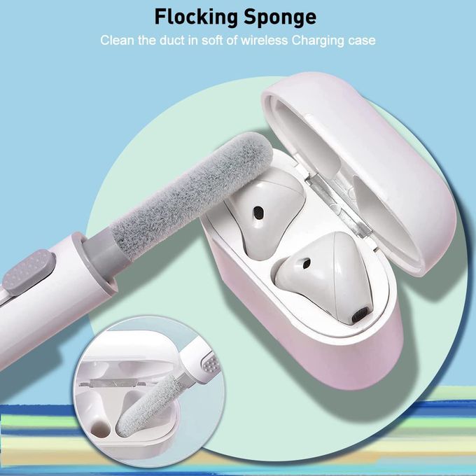 SuoKom Nettoyeur d'écouteurs Bluetooth Portable Brosse de nettoyage pour  écouteurs sans fil Airpods Pro 1 2 Nettoyant pour écouteurs Lavage  Anti-encrassement Cadeaux de fête des pères 