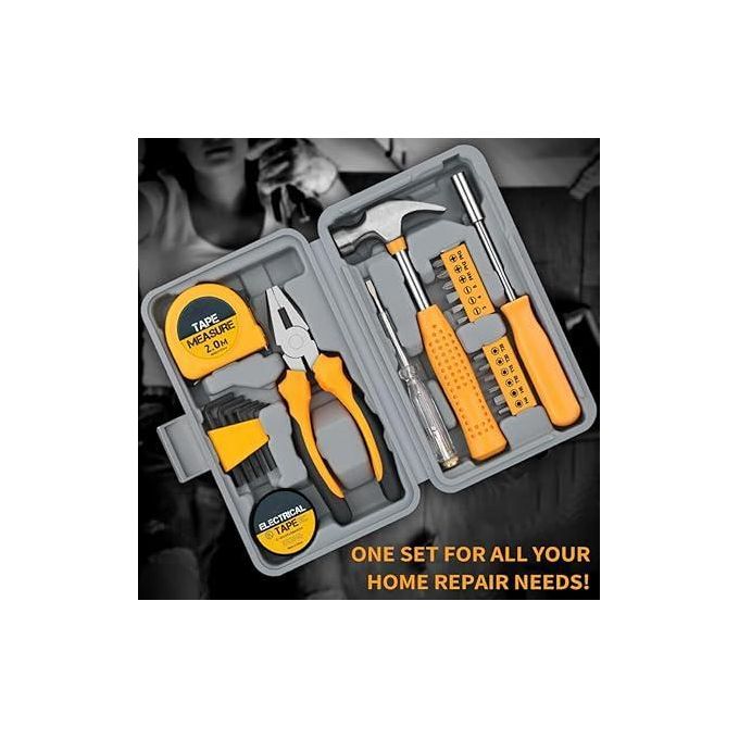 Mallette À Outils, Caisse À Outil Complete Avec Jeu De Tournevis, Clé