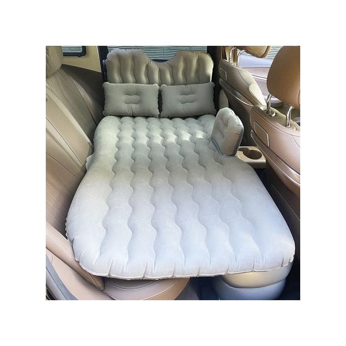 COSTWAY Matelas Gonflable pour Voiture Lit Air Pliante avec le Souffleur  12V,40W Capacité Max.300KG