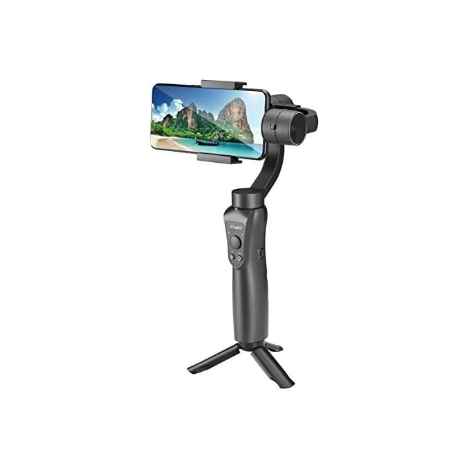 Stabilisateur de cardan à 3 Axes Compatible avec la caméra d'action GoPro  Hero 11/10/9/8, Osmo Action 3, Insta360, autonomie de 9 Heures, Kits de