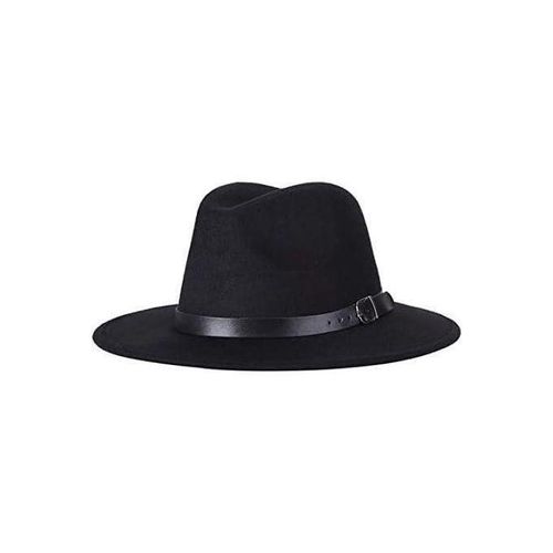 Bamboopack Chapeau Fedora Rétro élégant à Large Bord Avec Boucle De Ceinture