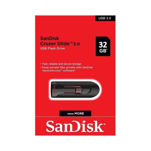 Clé USB Cruzer Glide 3.0 32 Go NOIR