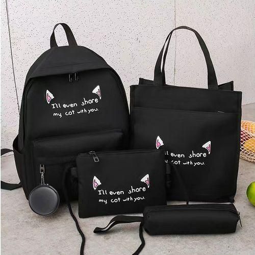 5 - En - 1 Cartable Mixte-Noir