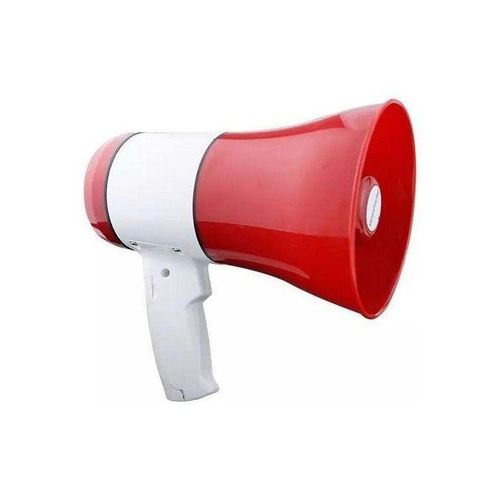 Megaphone Rechargeable Où Avec Pile avec câble spiralé Mégaphone Portable Bluetooth, Enregistrement, USB, Carte Mémoire Avec Batterie Rechargeable gk
