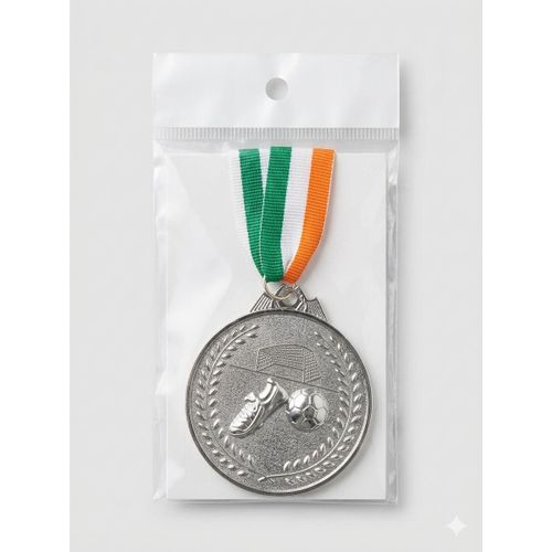 LOT DE 11 Médailles de football 3D-argent