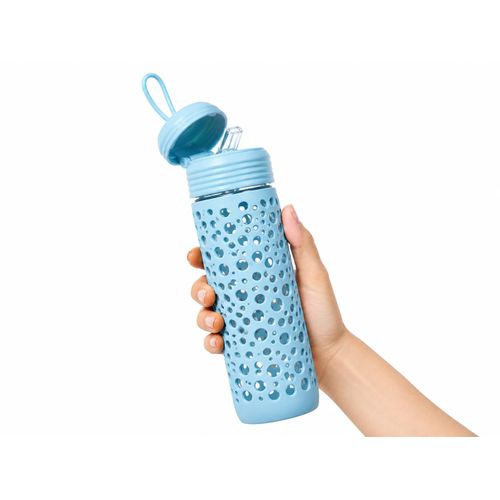 Gourde en Verre avec Housse de Protection