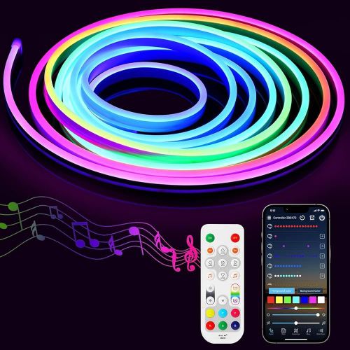 Bande LED RGB 5 M Connectée avec Télécommande et Application Smartphone