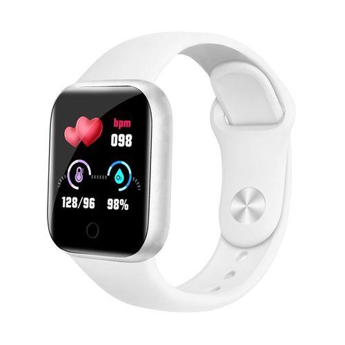 Y68 Montre Intelligente Traqueur De Fitness Blanc