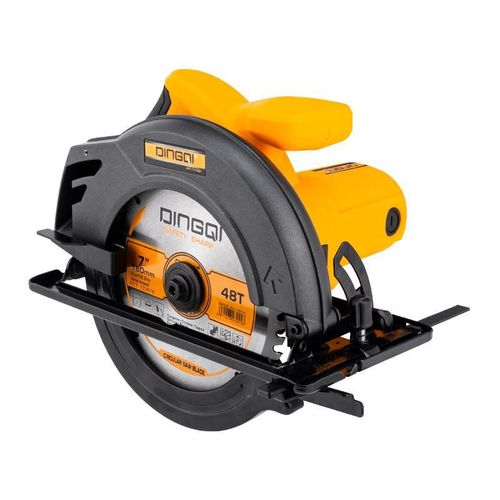 scie circulaire scie lectrique coupe bois dingqi 185mm lame 24 dents charpente menuiserie scie plongeante outil de coupe bricolage pro