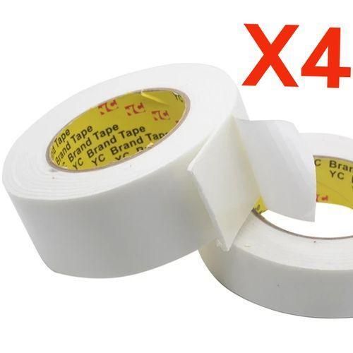 Ruban 4 Lots Scotch Double Face En Mousse