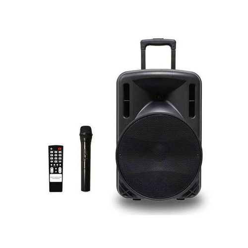 Super Power Enceinte Bluetooth Portable OP 500+ 1 Micro + 1 Télécommande + 1 Chargeur - Noir Garantie 12 Mois