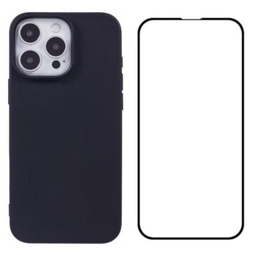 Coque En Silicone IPhone 16 Pro Max + 1 Antichoc 9D