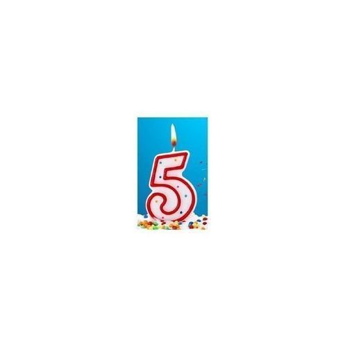 Bougie Pour Gâteau D'anniversaire 5 Ans