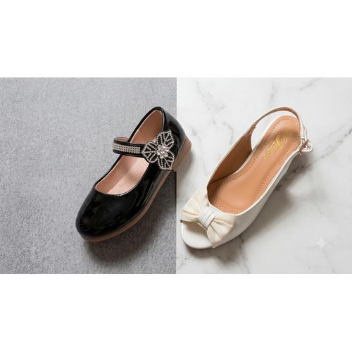 Lot de deux chaussures pour fillette