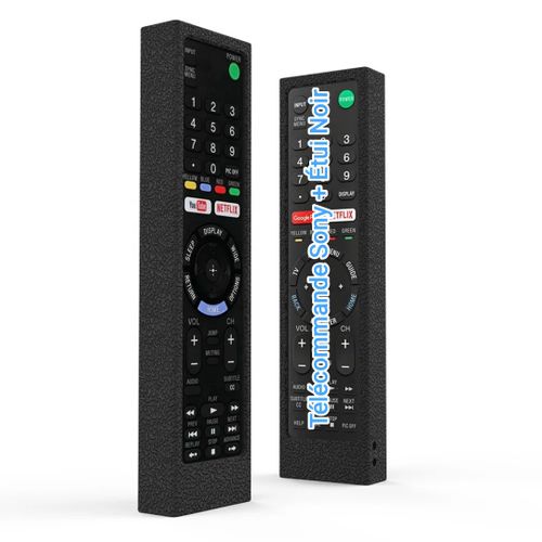 Télécommande Sony Télé androïde + Étui protection