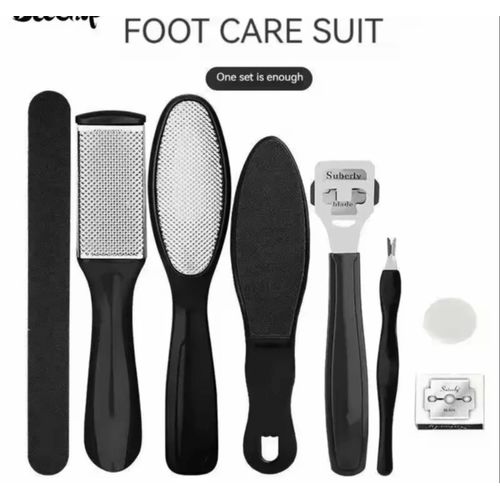 Kit De Manucure Et Pédicure En Acier Inoxydable - 6 Pièces