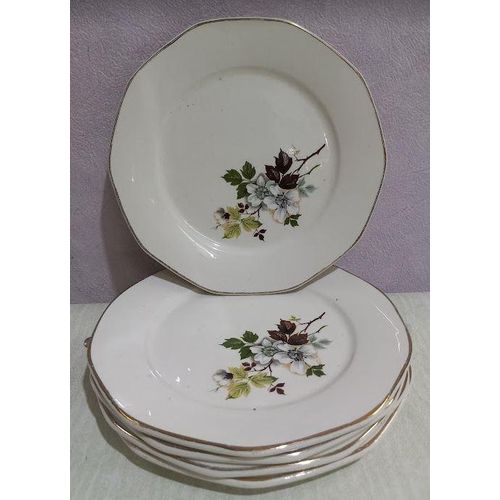 lot de 5 assiettes Service à dessert vintage