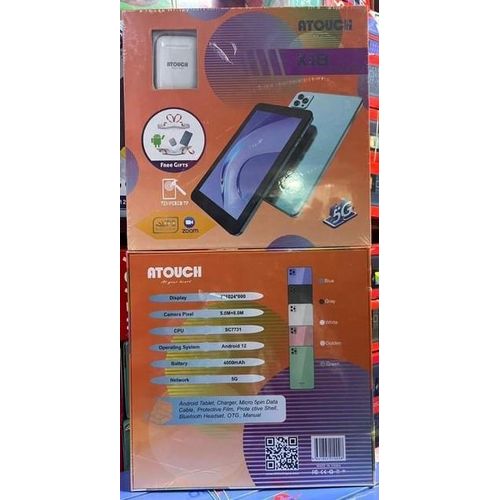 Tablette Android ATOUCH- X18, réseau 5G robuste, 7 pouces 8GBram+256GB 05