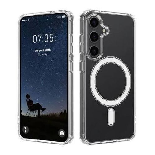 Coque Transparent Magsafe Compatible Samsung Galaxy A57 Avec antichoc -Transparent