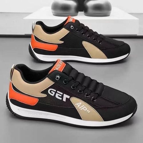 Chaussures pour hommes - Baskets confortables et décontractées - Baskets antidérapantes - Noires