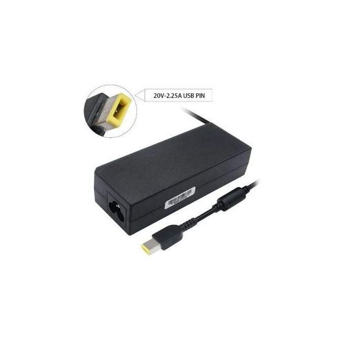 Chargeur 20V 2.25A/USB+ Câble De Chargeur Ordinateur Portable – Noir