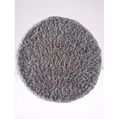 Tapis Rond Tapis De Moelleux De Salon Poilu 100+100 Gris