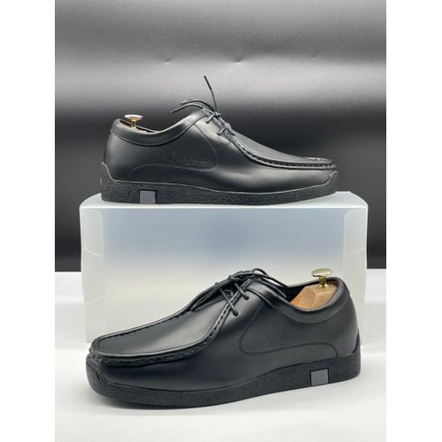 Chaussures Homme en Cuir avec Lacets NOIR – Style Élégant et Confort Durable
