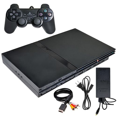 PLAYSTATION 2 PS2 SLIM 2 MANETTES JEUX