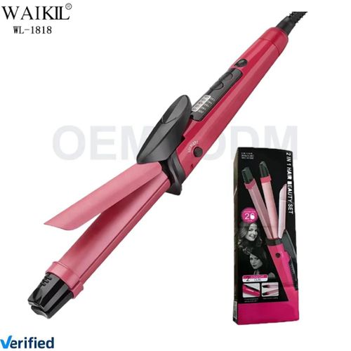 Lisseur et boucleur de cheveux professionnels 2 en 1