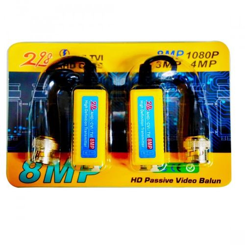 Video Balun 8MP CVI TVI AHD CVBS