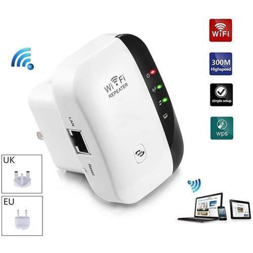 Prolongateur De Portée Wifi Portable Intelligent Sans Fil - Blanc
