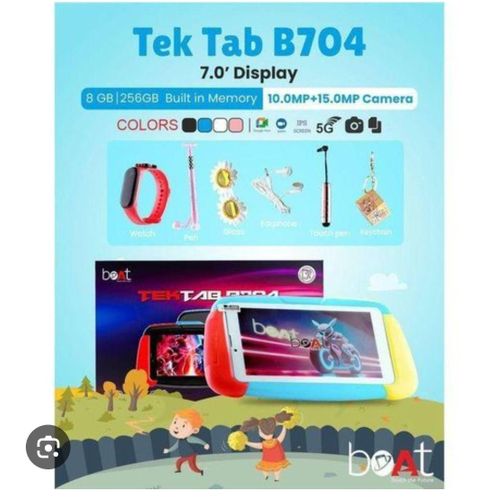 Tablette professionnelle avec puce Boat B704 256 GB 8 giga rame avec un ensemble géométrique offert pour garçon et fille