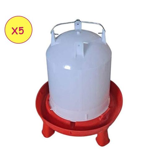 Lot 05 Abreuvoir 11L Manche En Fer Avec Trépied