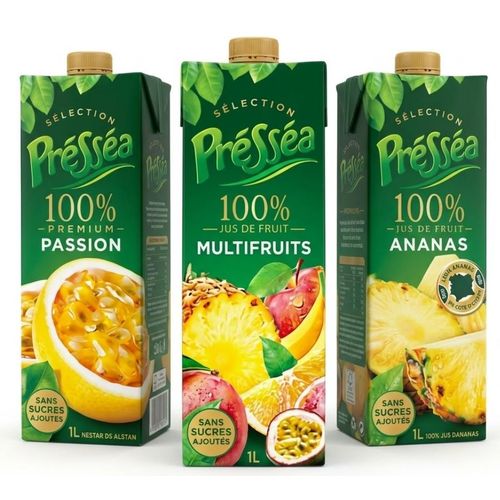KIT Pressea 100%: Passion + Ananas + Multifruit