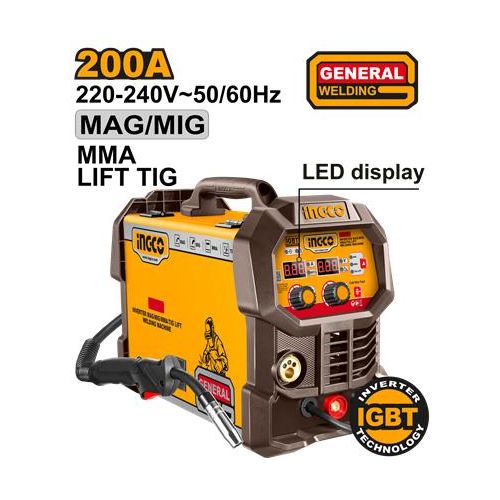 POSTE A SOUDER INVERTER MAG/MIG/MMA/TIG LIFT -20 INGMGT20058