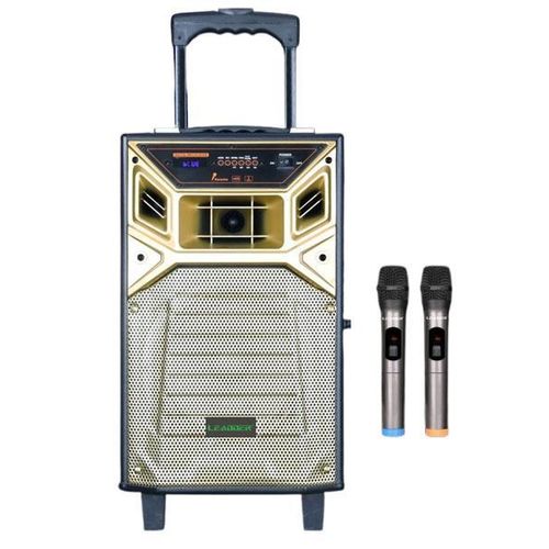 Bluetooth Trolley Speaker SP-804G - 2 Micros - BT/USB/FM - 40W